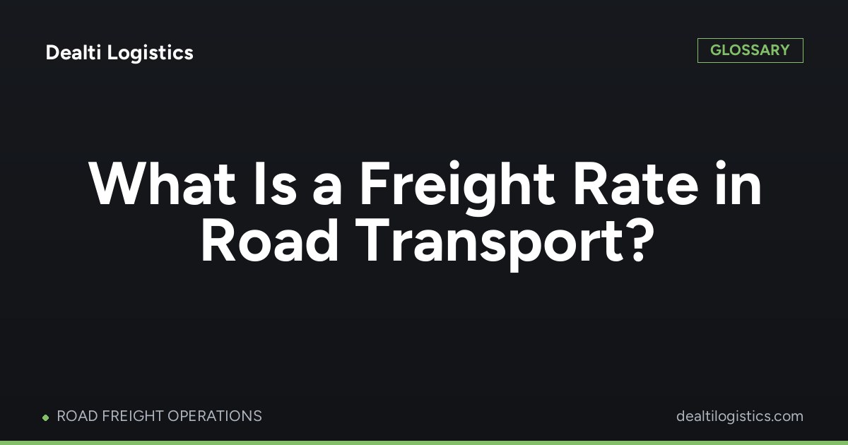 Freight Rate