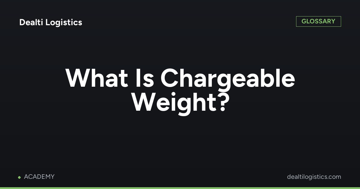 Chargeable Weight