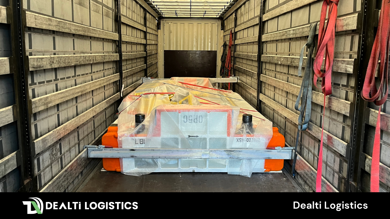 Dealti Logistics makine taşımacılığı süreci