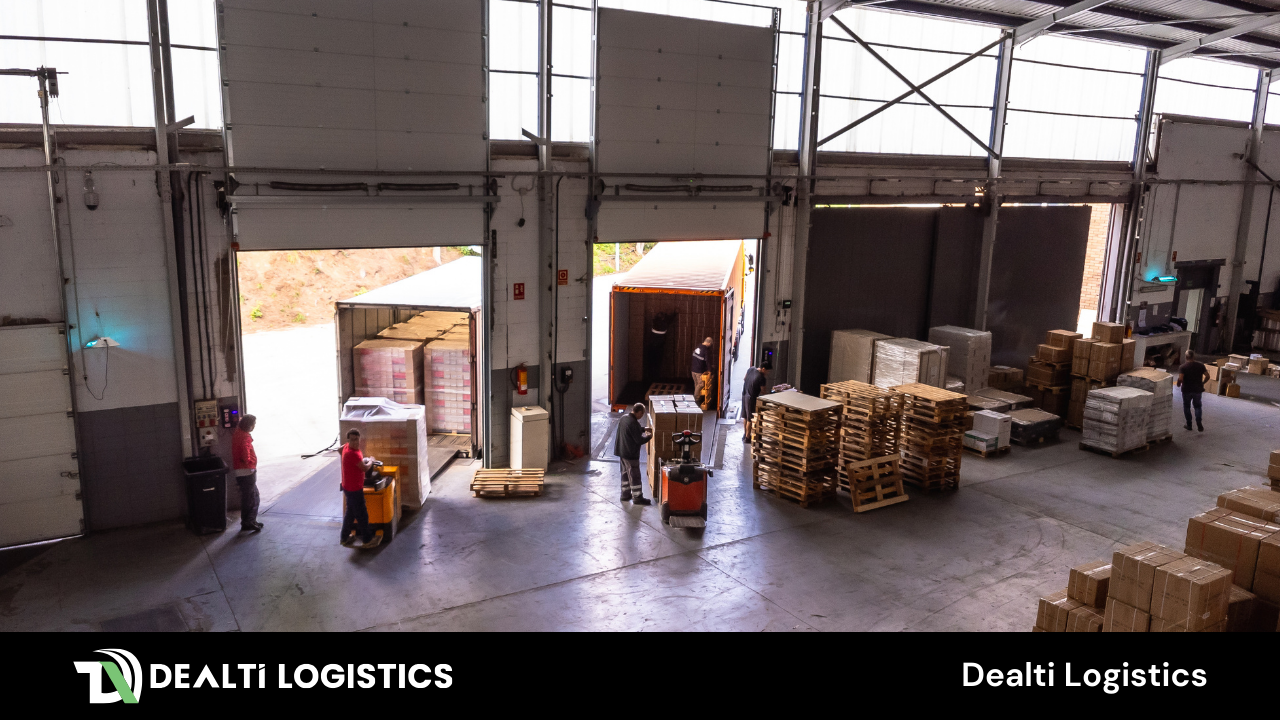 Dealti Logistics depolama hizmeti ile güvenilir ve hızlı yükleme süreci
