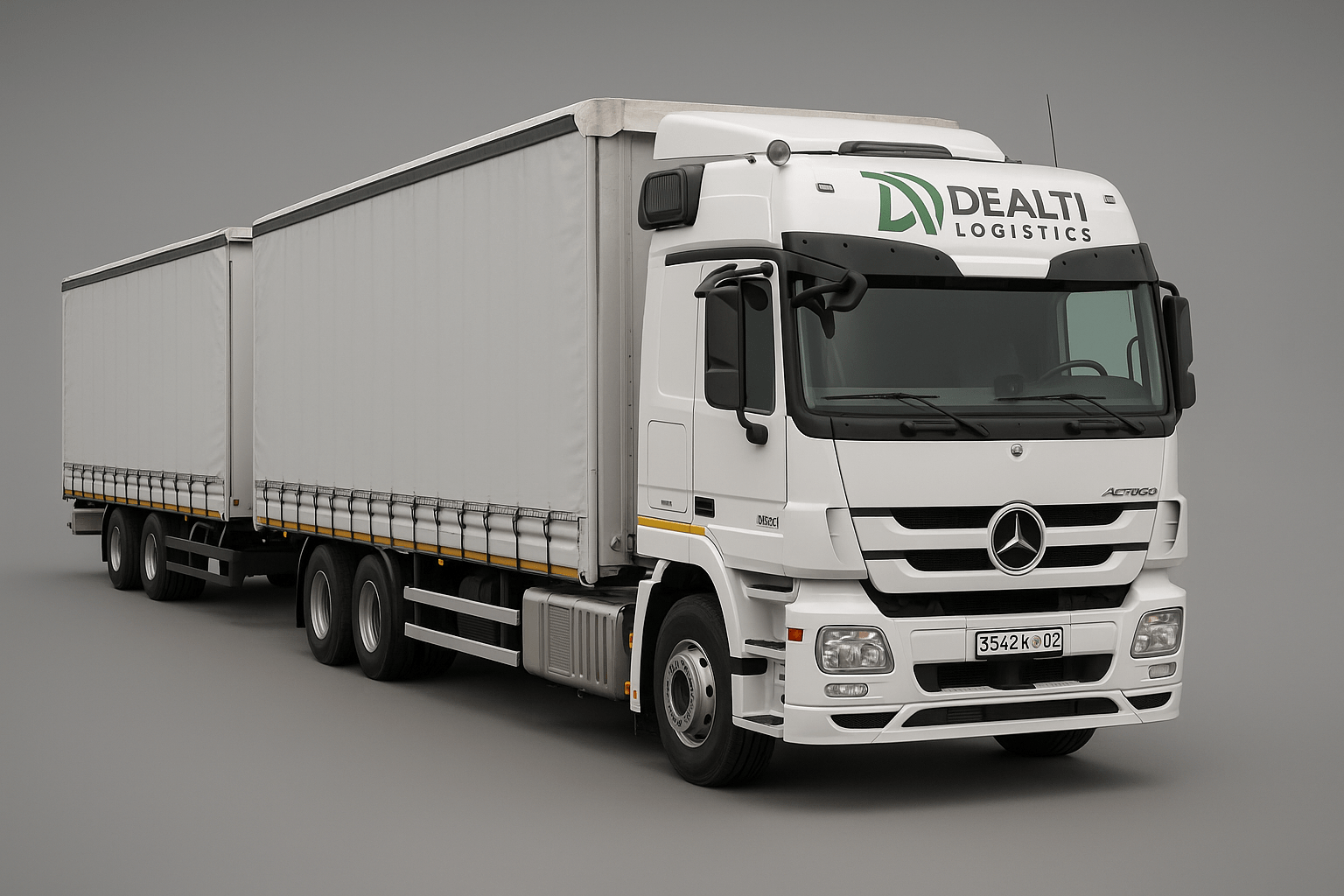 120 m³ Tautliner Road Train